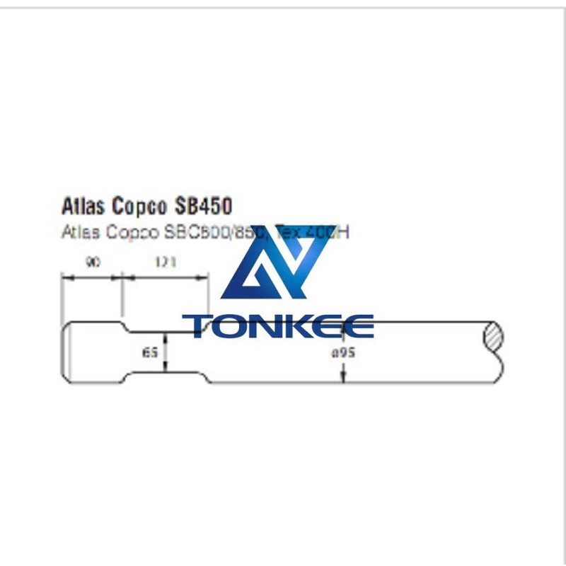 Hot sale Atlas Copco SB450 Tool 95mm chisel hydraulic hammer breaker | Partsdic®