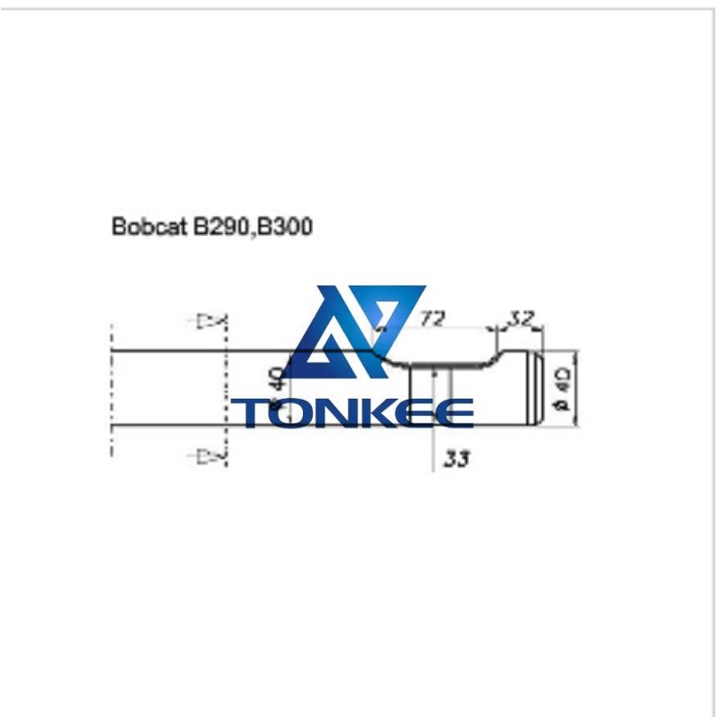 Buy Bobcat B290 B300 Tool 40MM chisel hydraulic hammer breaker | Partsdic®