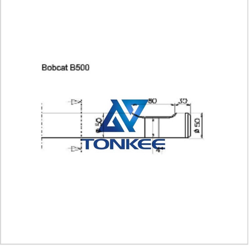 China Bobcat B500 Tool 50MM chisel hydraulic hammer breaker | Partsdic®