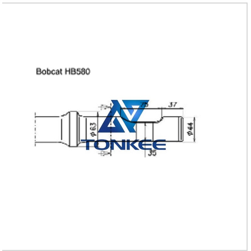 Shop Bobcat HB580 Tool 44MM chisel hydraulic hammer breaker | Partsdic®