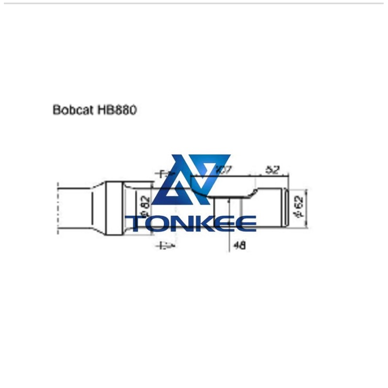 Buy Bobcat HB880 Tool 62MM chisel hydraulic hammer breaker | Partsdic®