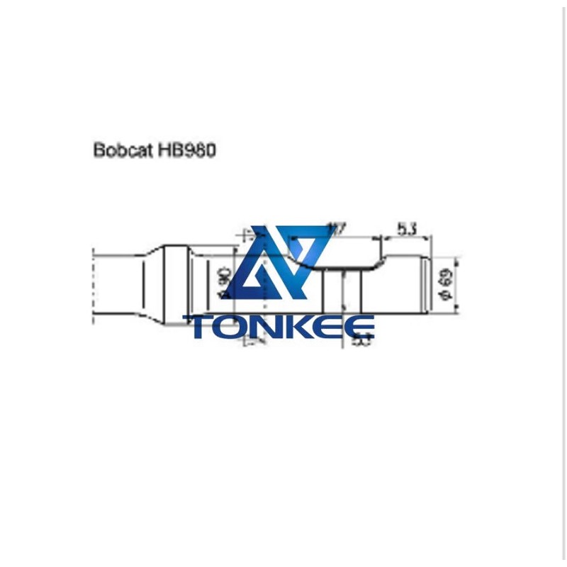 OEM Bobcat HB980 Tool 69MM chisel hydraulic hammer breaker | Partsdic®