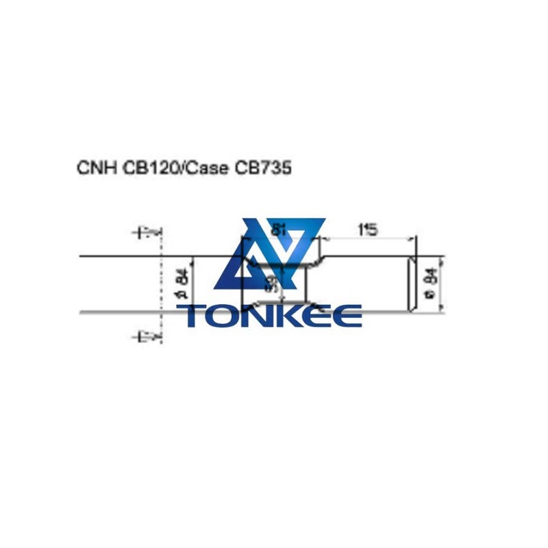 CNH CB120 Case CB735 Tool 84MM, chisel hydraulic hammer breaker | Partsdic®