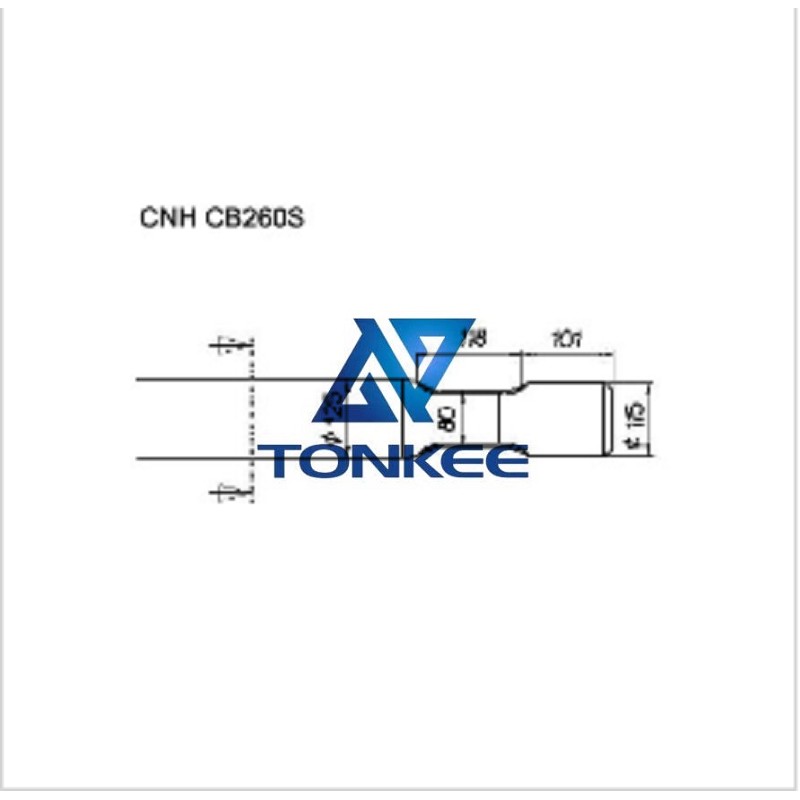 CNH CB260S Tool 125MM, chisel hydraulic hammer breaker | Partsdic®