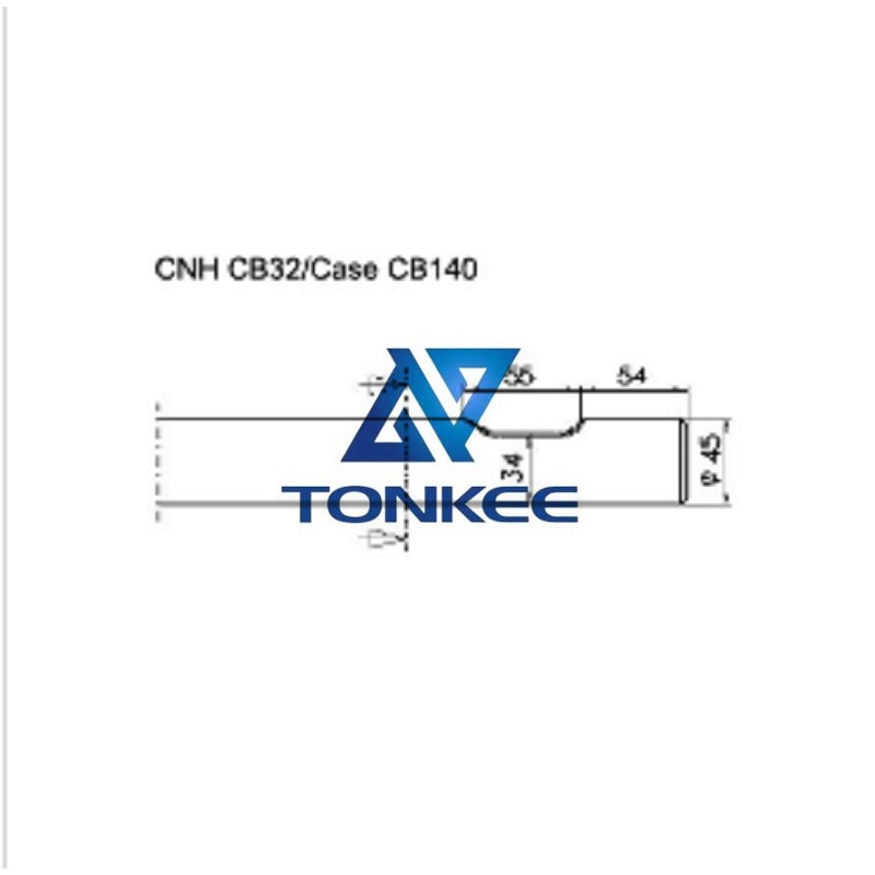 Buy CNH CB32 Case CB140 Tool 45MM chisel hydraulic hammer breaker | Partsdic®