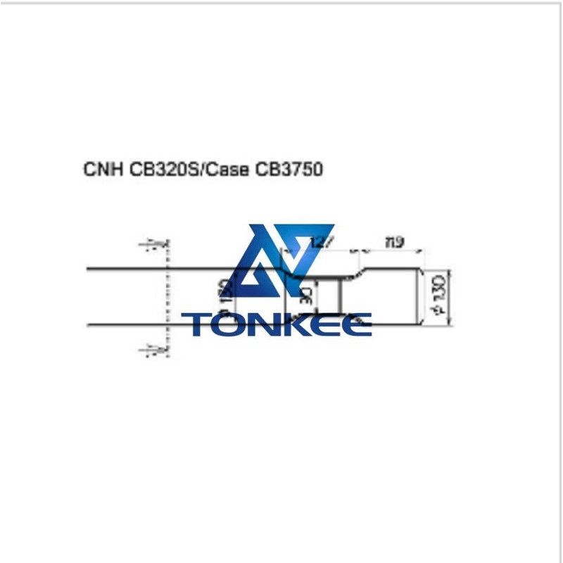 CNH CB320S Case CB3750, Tool 130MM, chisel hydraulic hammer breaker | Partsdic®