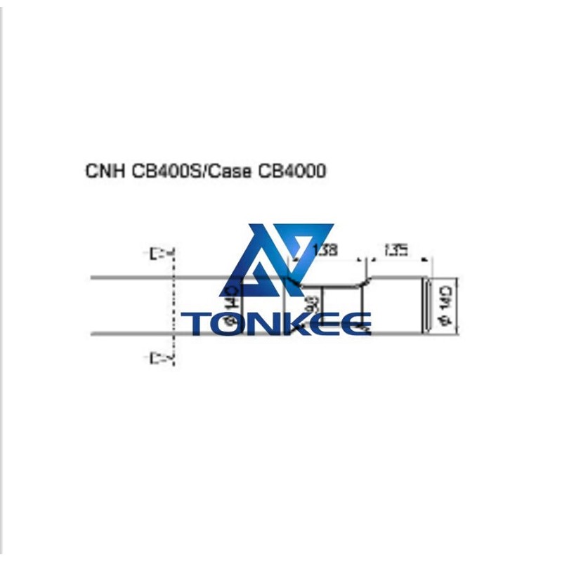 CNH CB400S Case CB4000, Tool 140MM, chisel hydraulic hammer breaker | Partsdic®