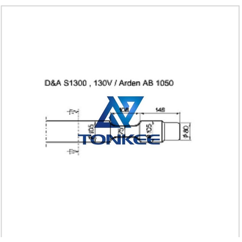 D&A S1300 130V Arden, AB 1050 Tool 105MM, chisel hydraulic hammer breaker | Partsdic®