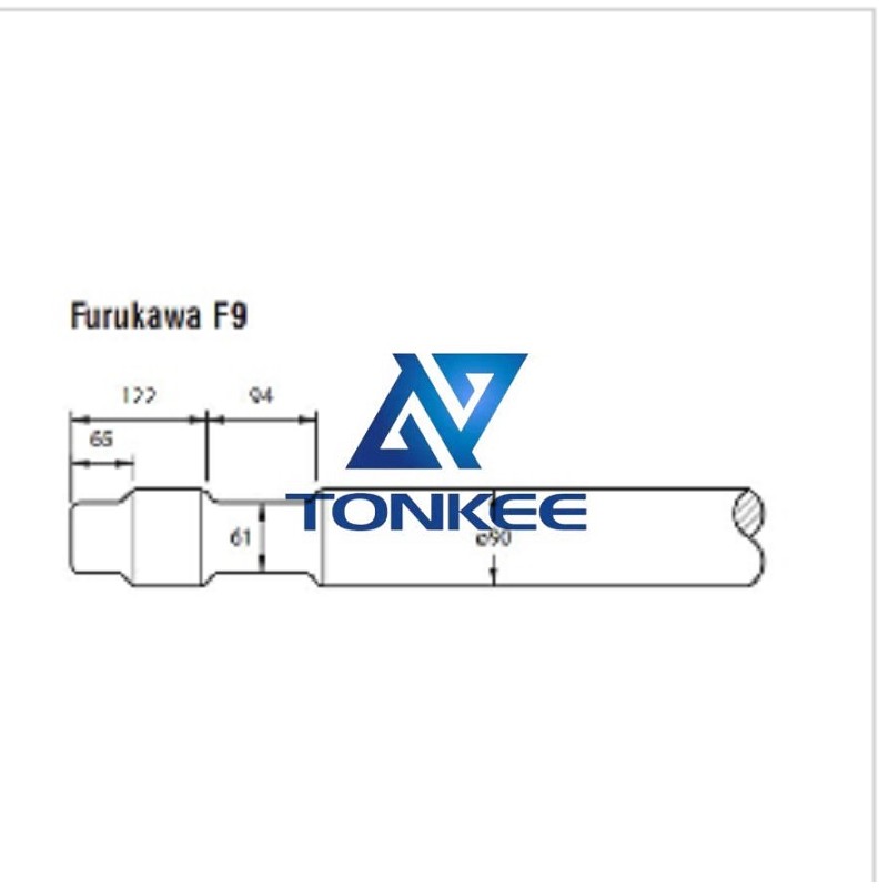  Furukawa F9 Tool 90MM, chisel hydraulic hammer breaker | Partsdic® 