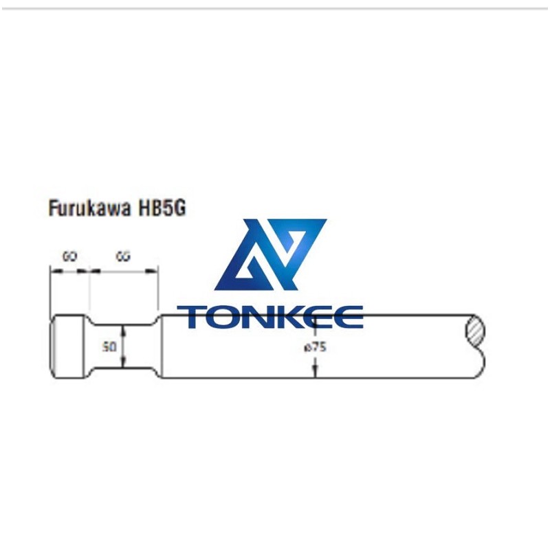 Furukawa HB5G Tool 75MM, chisel hydraulic hammer breaker | Partsdic®