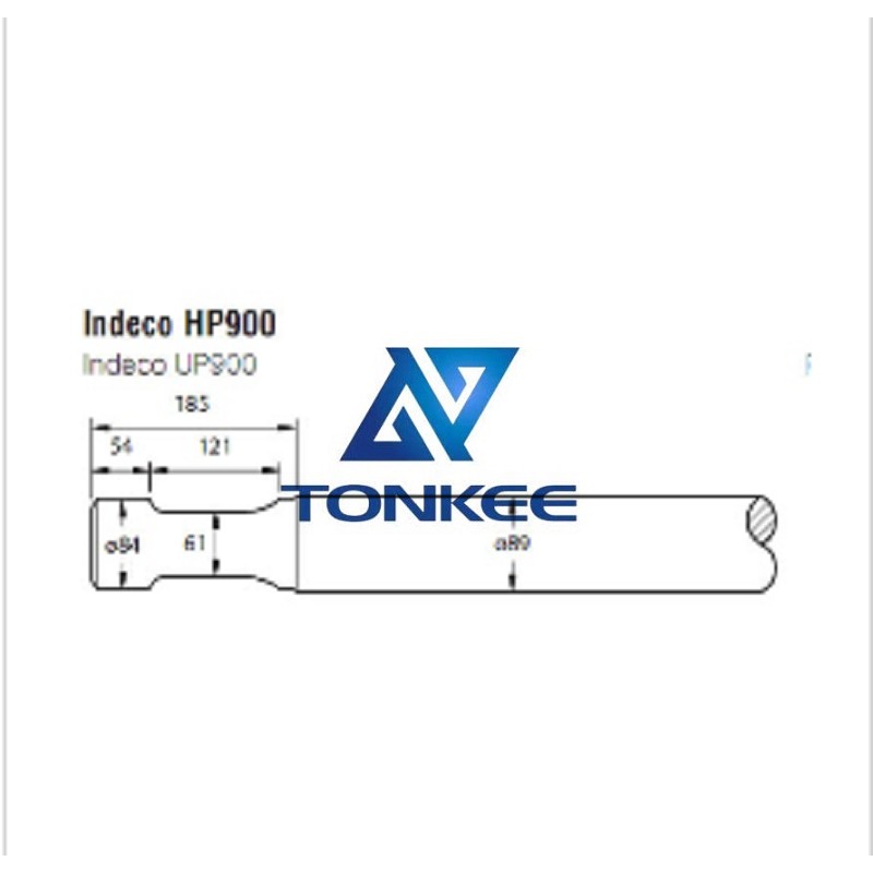 Indeco HP900 Tool 89MM, chisel hydraulic hammer breaker | Partsdic®