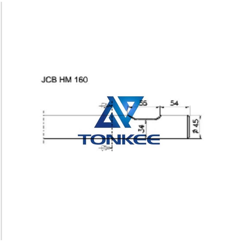  JCB HM 160 Tool 45MM, chisel hydraulic hammer breaker | Partsdic®