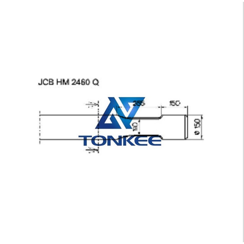 JCB HM 2460 Q Tool 150MM, chisel hydraulic hammer breaker | Partsdic®