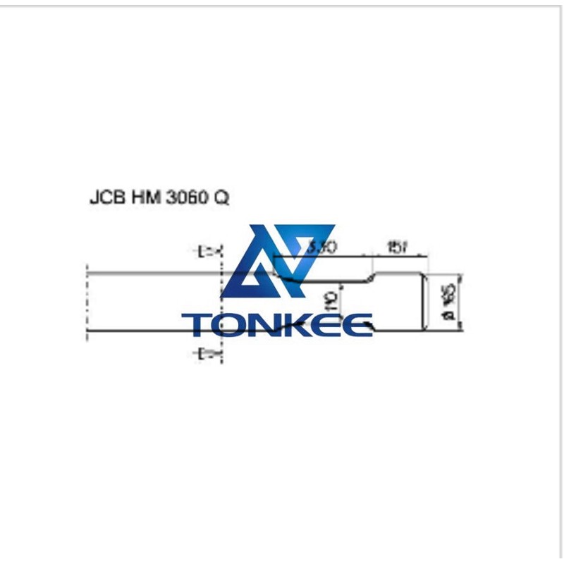 JCB HM 3060 Q Tool 165MM, chisel hydraulic hammer breaker | Partsdic®