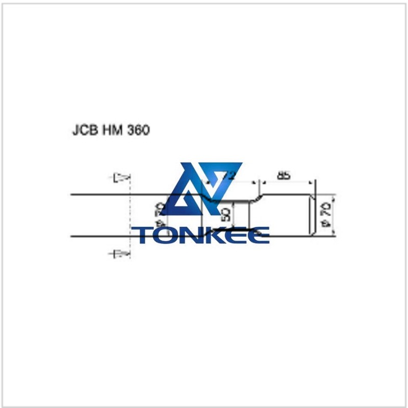 JCB HM 360 Tool 70MM, chisel hydraulic hammer breaker | Partsdic®