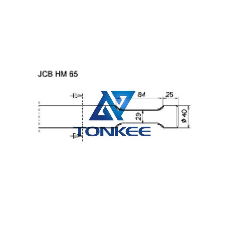 JCB HM 65 Tool 40MM, chisel hydraulic hammer breaker | Partsdic® 