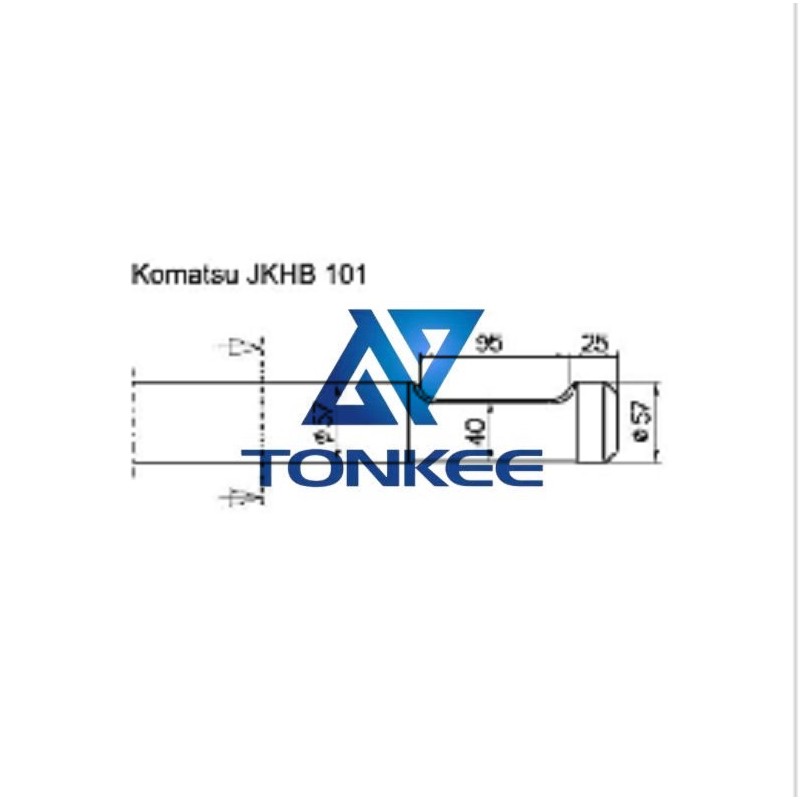 Komastu JKHB101, Hydraulic hammer pipe driver 57MM, chisel hydraulic hammer breaker | Partsdic®