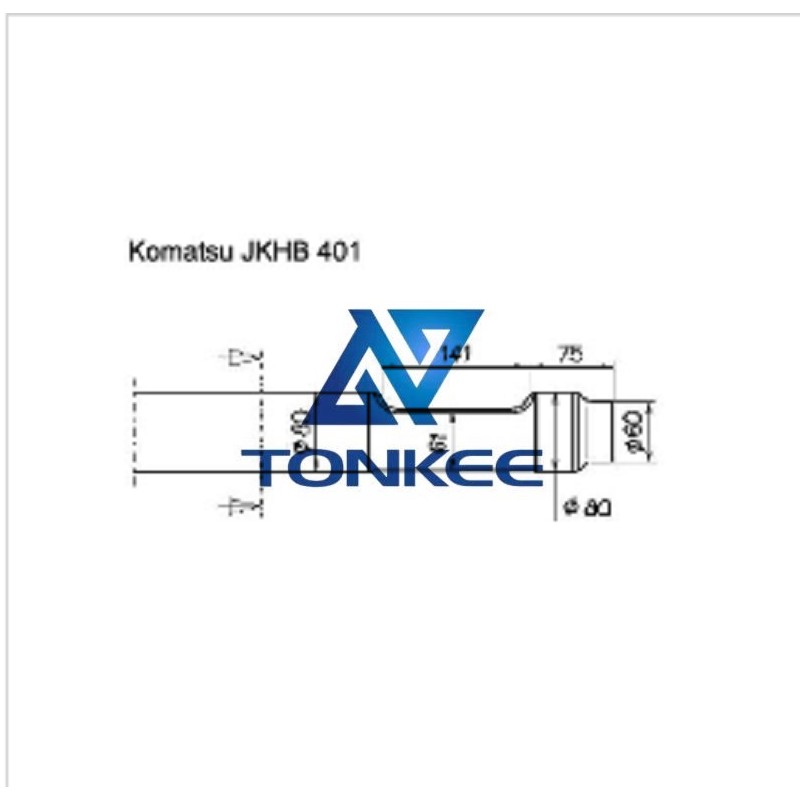  Komastu JKHB401, Hydraulic hammer post hole driver 80MM | Partsdic®