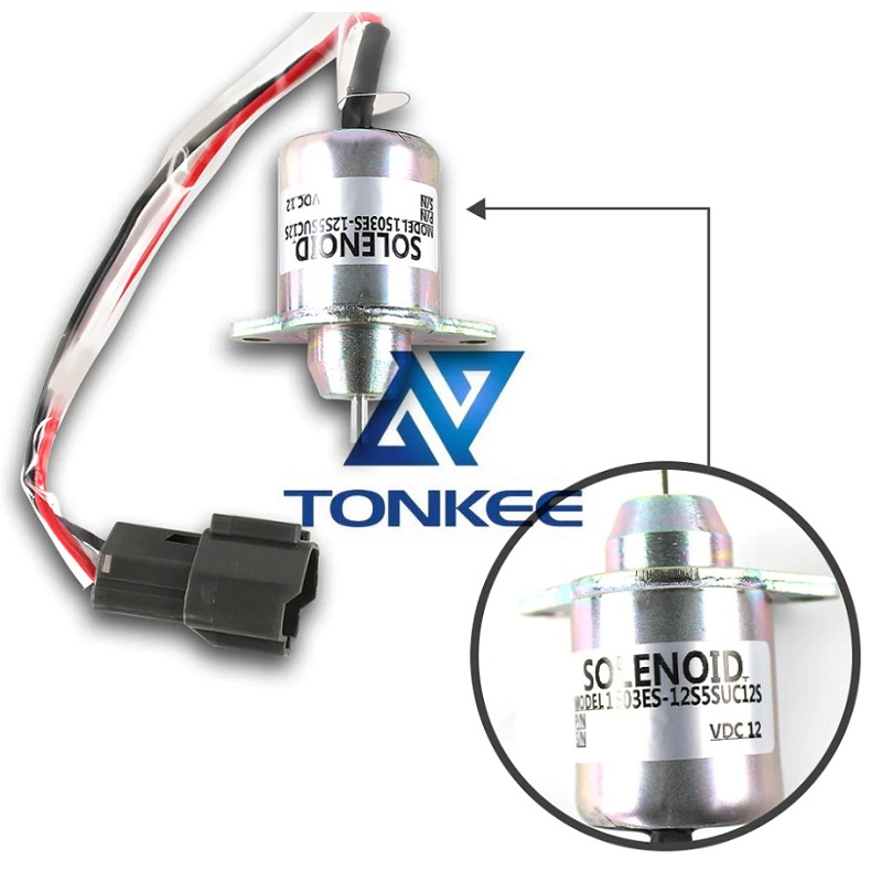 Shop 1503ES-12S5SUC12S Shutoff Solenoid Valve for John Deere R55 R60-7 DH55 | Tonkee®