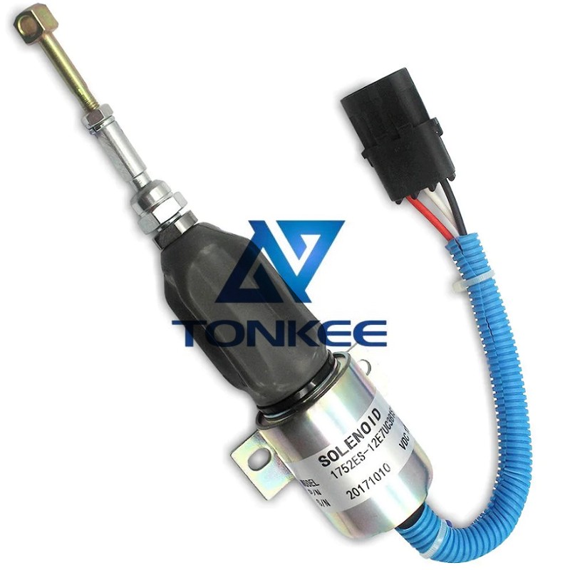 China 1752ES-12E7UC3B1S1 12V Shutoff Stop Solenoid for Cummins Engine | Tonkee®