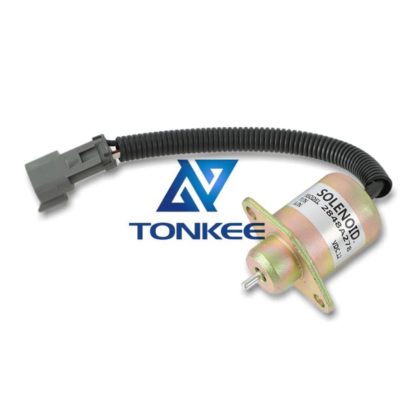 OEM 2848A278 Engine Stop Solenoid Valve for Perkins Hyster UB704 Engine | Tonkee®