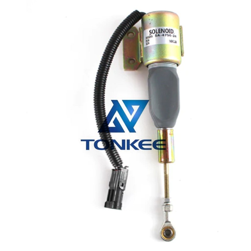 Buy 3932530 SA-4756-24 Fuel Shutoff Solenoid Valve for Cummins 5.9L 6BT Engine | Tonkee®