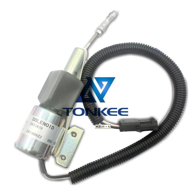 Buy 3935429 SA-4755-12 Fuel Shutdown Solenoid for Cummins 6BT 5.9L Engine | Tonkee®