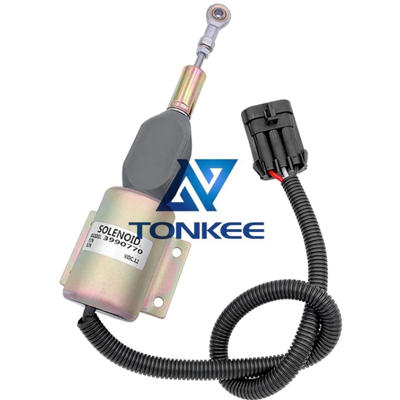 Hot sale 3990770 SA-4931-12 Fuel Flameout Solenoid Valve for Cummins Engine | Tonkee®