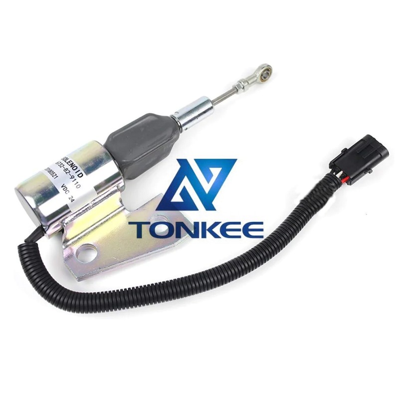 6732-82-9110 24V Fuel Shutdown, Solenoid Cut Off Solenoid for Komatsu PC150LC-6 PC150LC-6K PC150-6 | Tonkee®