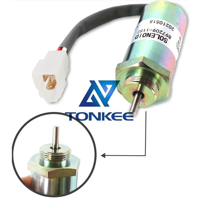 Buy 897209-1152 MV2-40 24V Shutoff Solenoid Vlave for Hitachi MV2-40 EX4U EX40U | Tonkee®