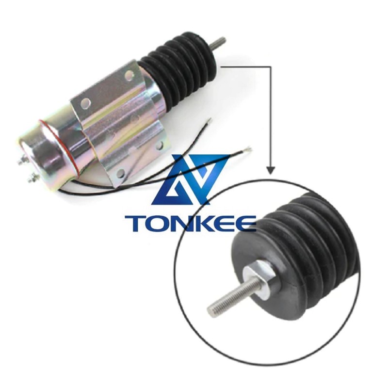 China D513-A32V12 D513A32V12 12V Fuel Shut Off Solenoid for Genie JLG Dual Coil Throttle Solenoid | Tonkee®