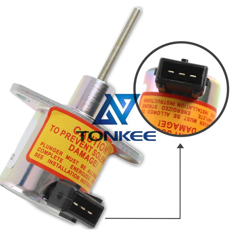 China E6850-60012 Electrical Stop Solenoid Valve for Kioti Tractor CK25 CK27 CK30 DK35 | Tonkee®