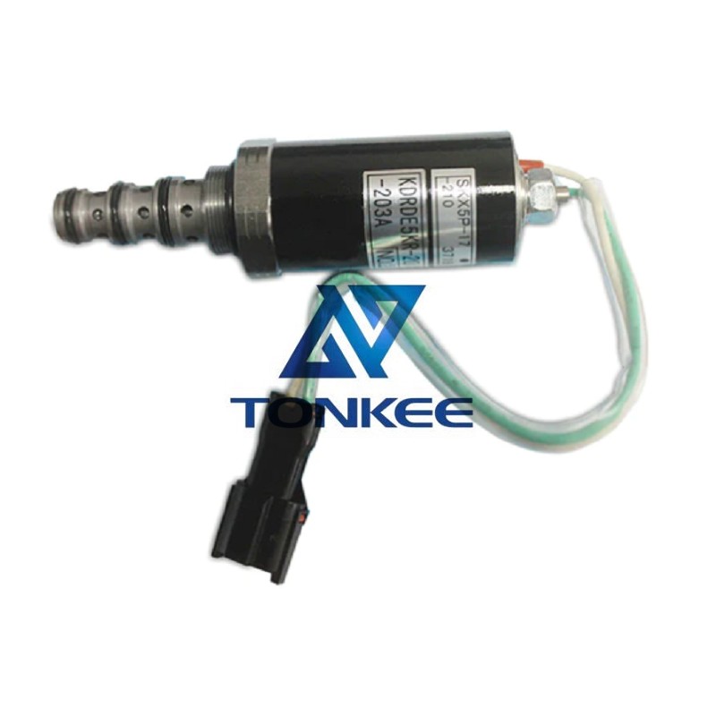  KDRDE5KR-2040C13-203A, Hydraulic Solenoid Valve for Kobelco SK200-3 | Tonkee®