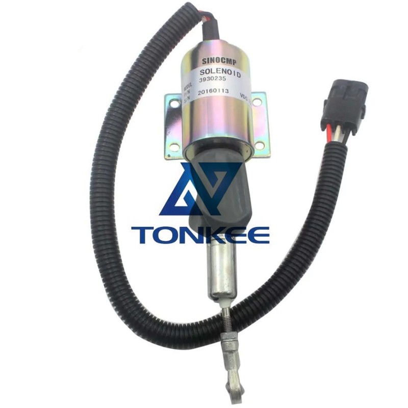 OEM SA-4348-12 3930235 Fuel Shutoff Solenoid Valve for Cummins 6C 8.3 Engine | Tonkee®