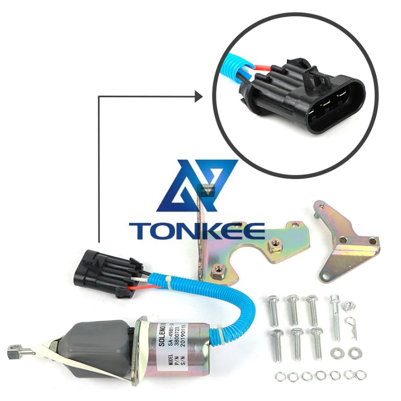 China SA-4981-24 24V Fuel Shut Off Solenoid for Cummins Diesel Engine | Tonkee®