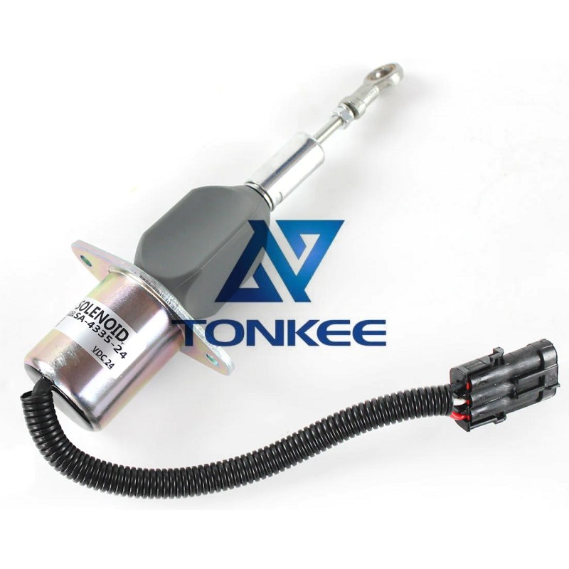 Buy Shut Off Solenoid 3930234 for Cummins 6CT 8.3L Komatsu Excavator PC350-7 | Tonkee®