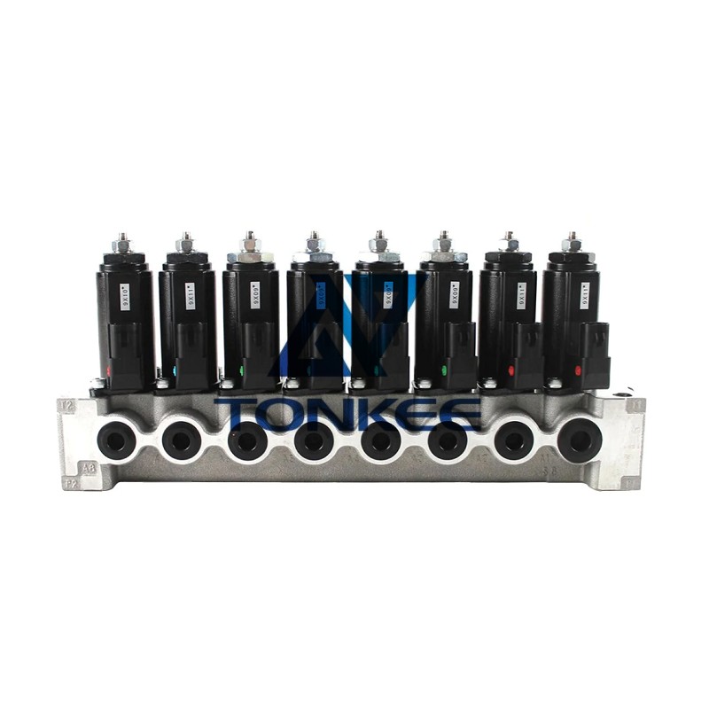 Hot sale YN35V00039F1 Solenoid Valve Assembly for Kobelco SK-6E SK120 | Tonkee®